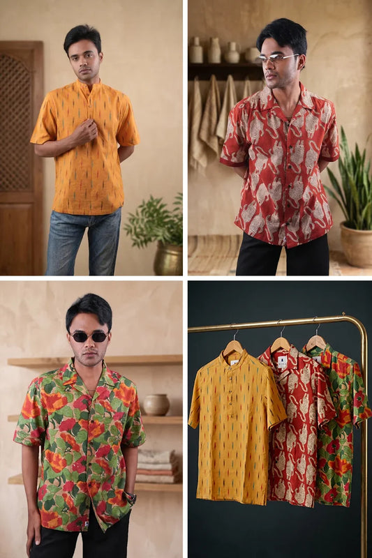 Pack Of 3 Shirts - Tantu | Vyagrah | Phoola