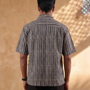 Cuban Collar Short Sleeve Shirt