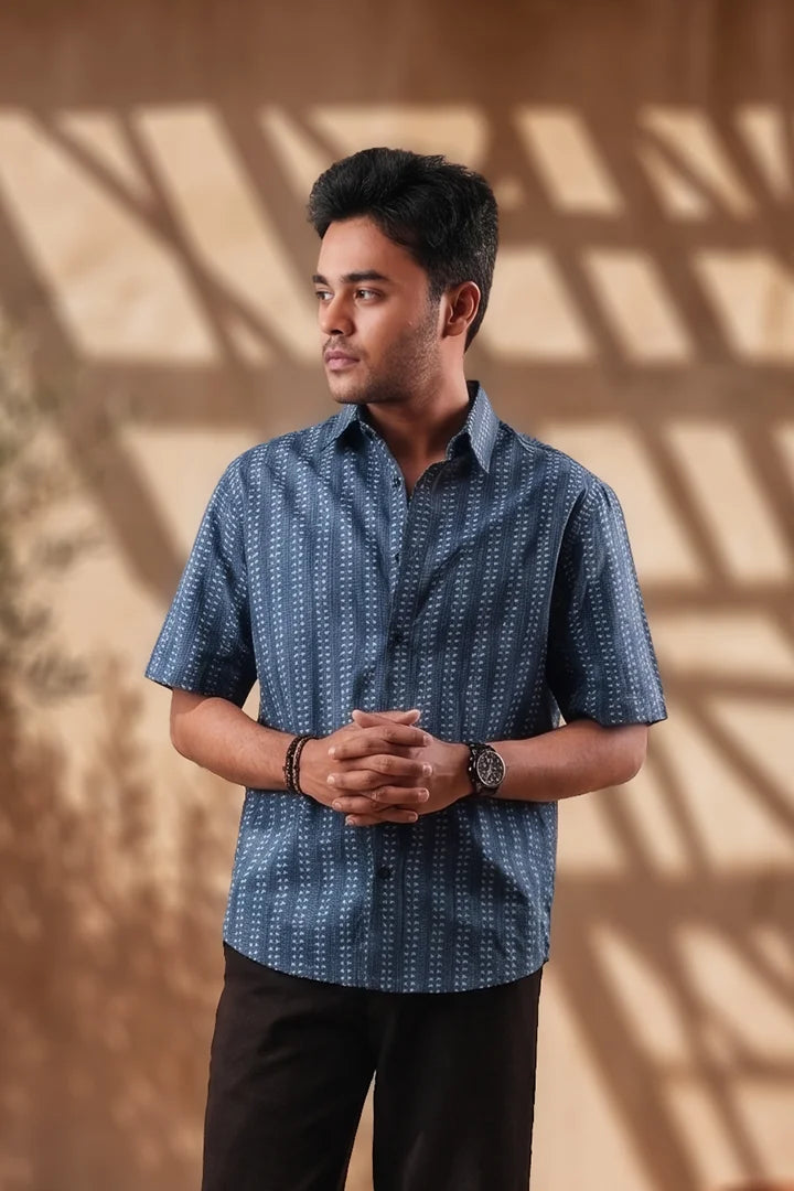 Pack Of 4 Shirts -  Neel | Bagru | Bagh | Phoola