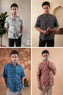 Pack Of 4 Shirts -  Aaru | Vaya | Vihang | Mitti
